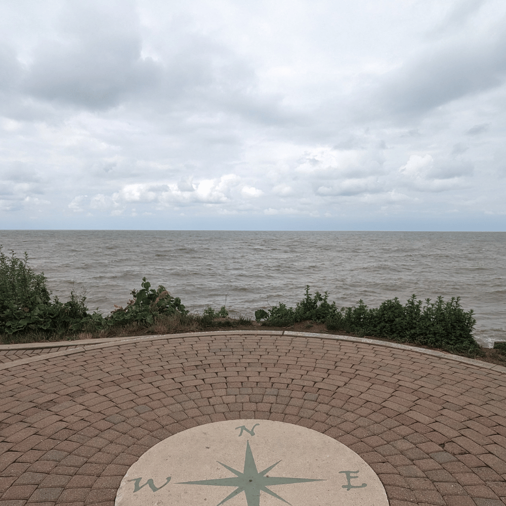 View of Lake Erie at Lakewood Park